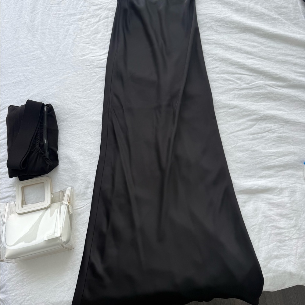 Norma Kamali Bias Strapless Gown